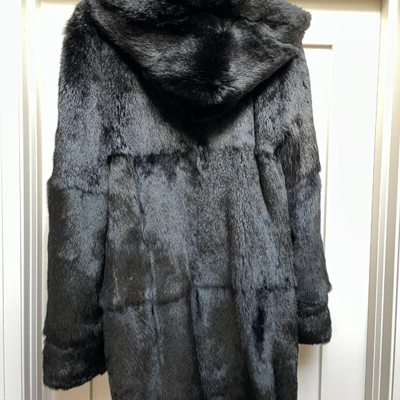 β¨ Armani Jeans Reversible Fur Coat β Size 8 β¨ - Picture 10 of 13